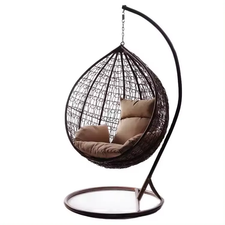 Hanging / Nest Chairs Patio / Garden / Balcony Swing Chairs - Brown Colour