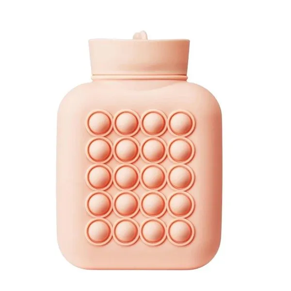 500ml Pop it Hot Water Bottle - Pink