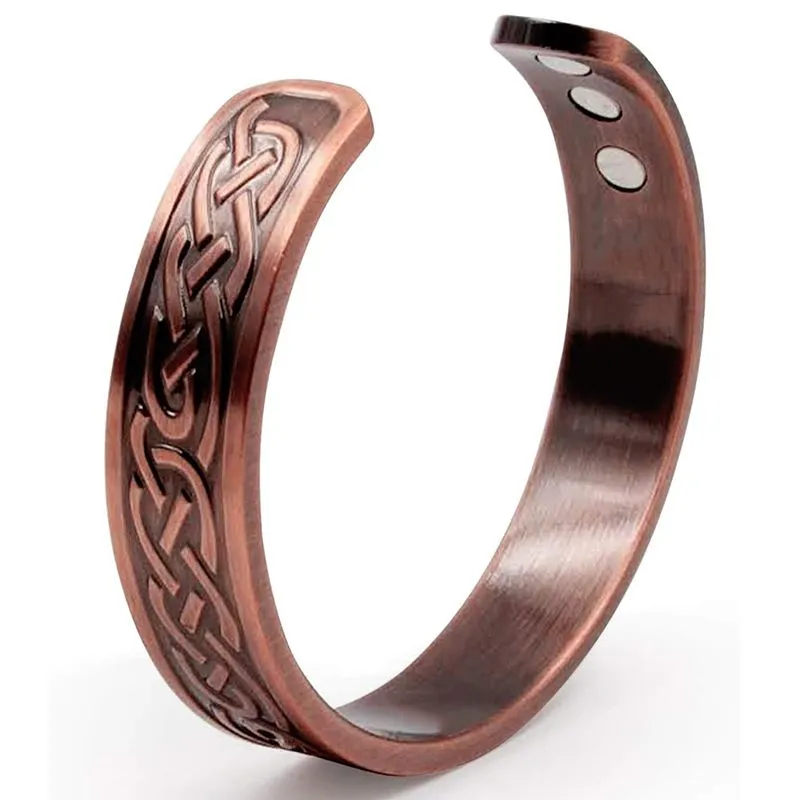 Men's Magnetic Therapy Bracelet, Red Copper Material
