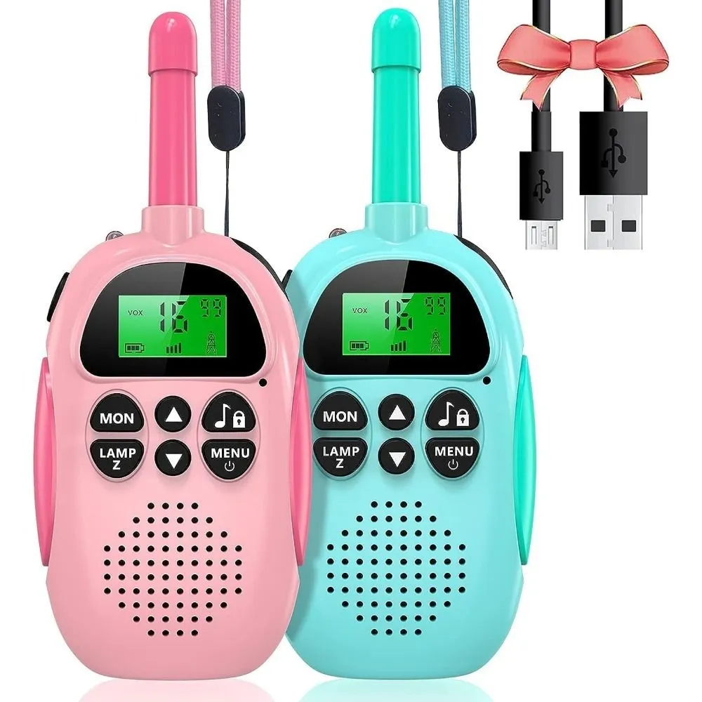 Walkie Talkie for Kids Rechargeable Kids Walkie Talkies 2 Pack Walkie Gift