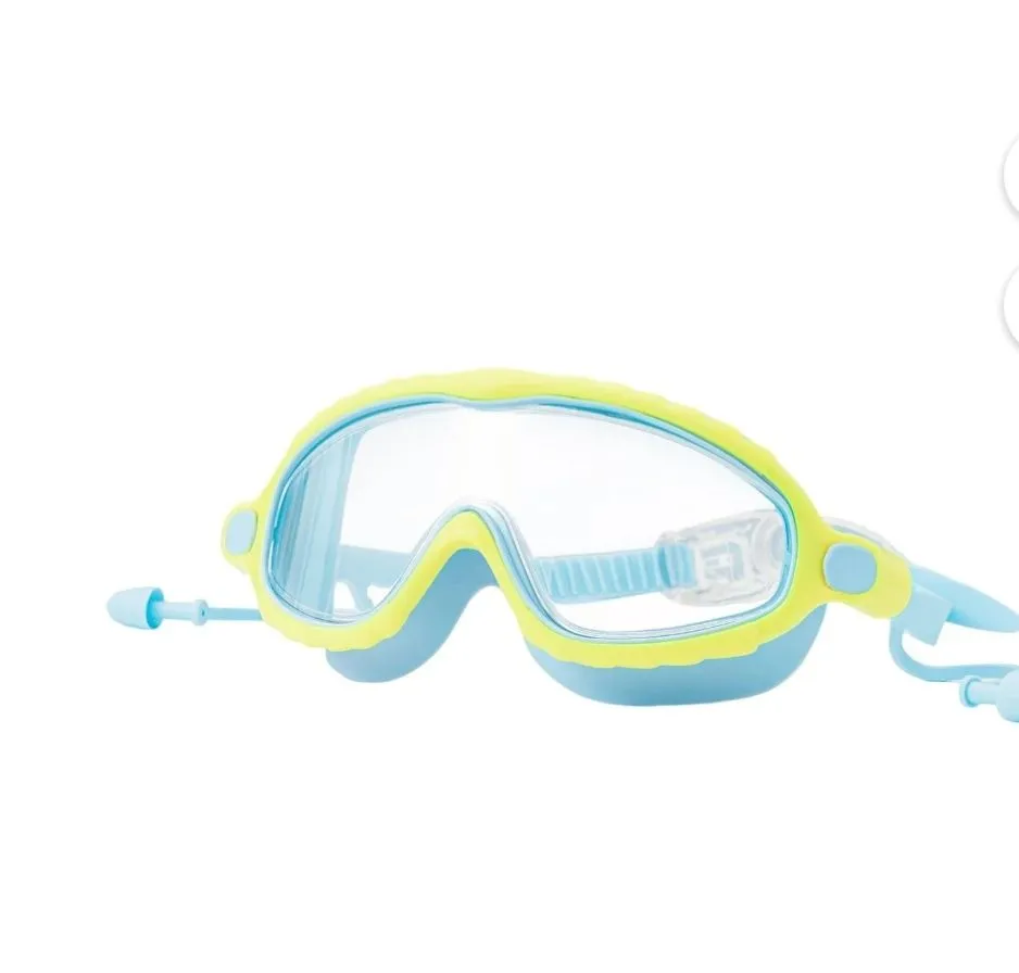 Kids swimming Glasses With Earplug - Blue