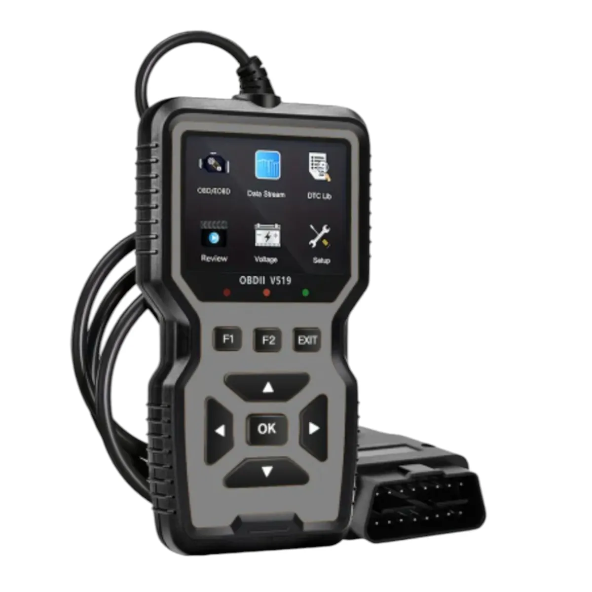 OBD2 Engine Code Reader - Black, Grey