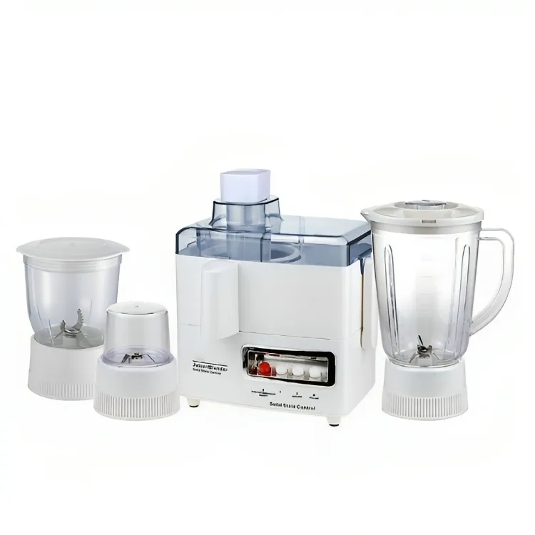 4-in-1 Food Processor Juicer, Blender, Mixer & Grinder Combo