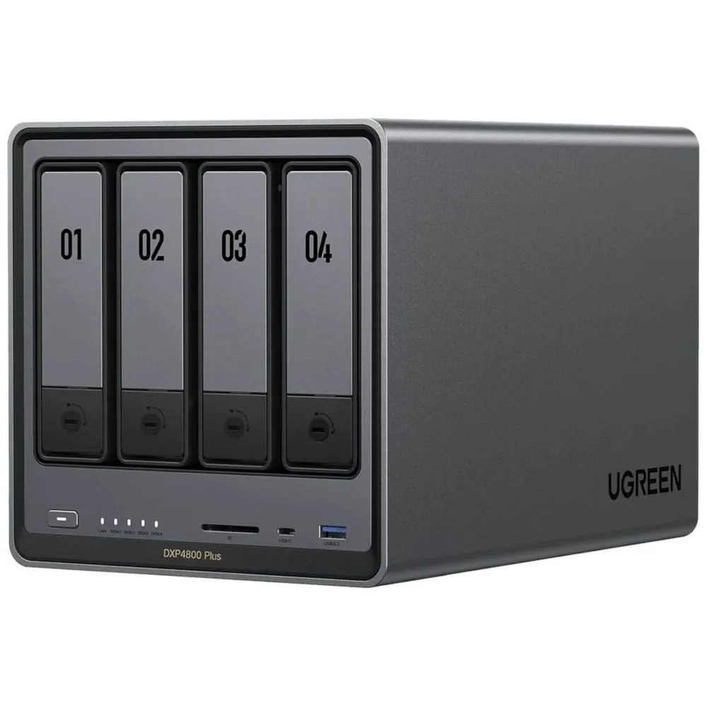 UGREEN NASync DXP4800 Plus 4-Bay NAS, Intel Pentium, 10GbE