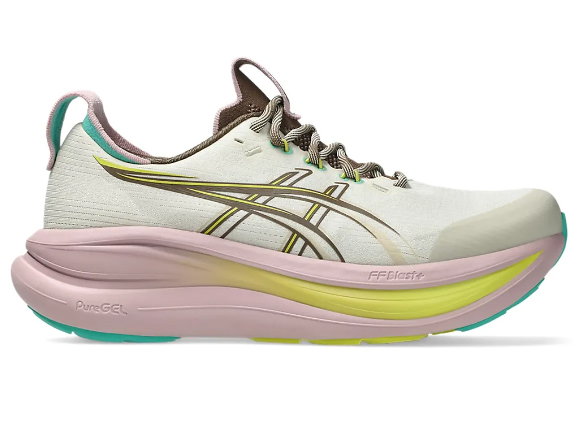Asics Women's Gel-Nimbus 28 TR Road Running Shoes - Light Dust/Clay Canyon - UK 8.5