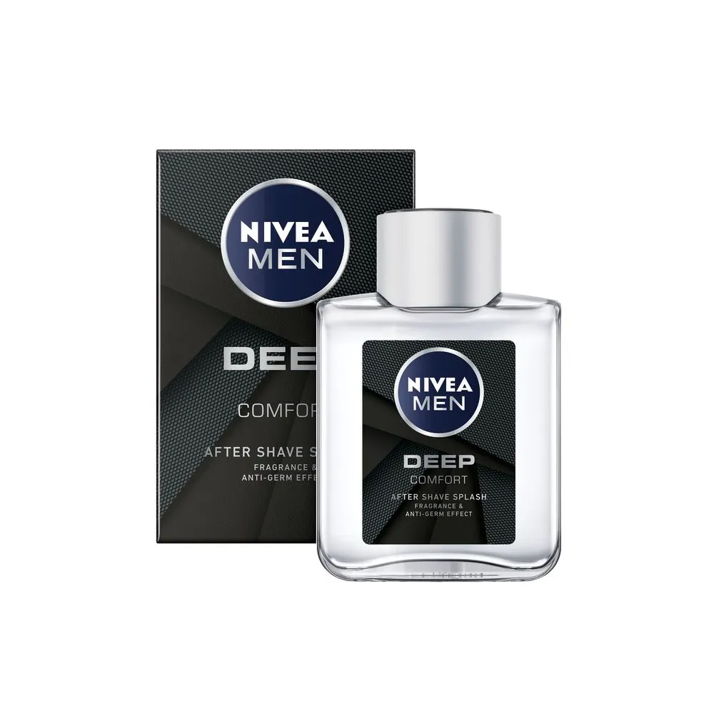 NIVEA MEN Deep Comfort After Shave Splash, 100ml