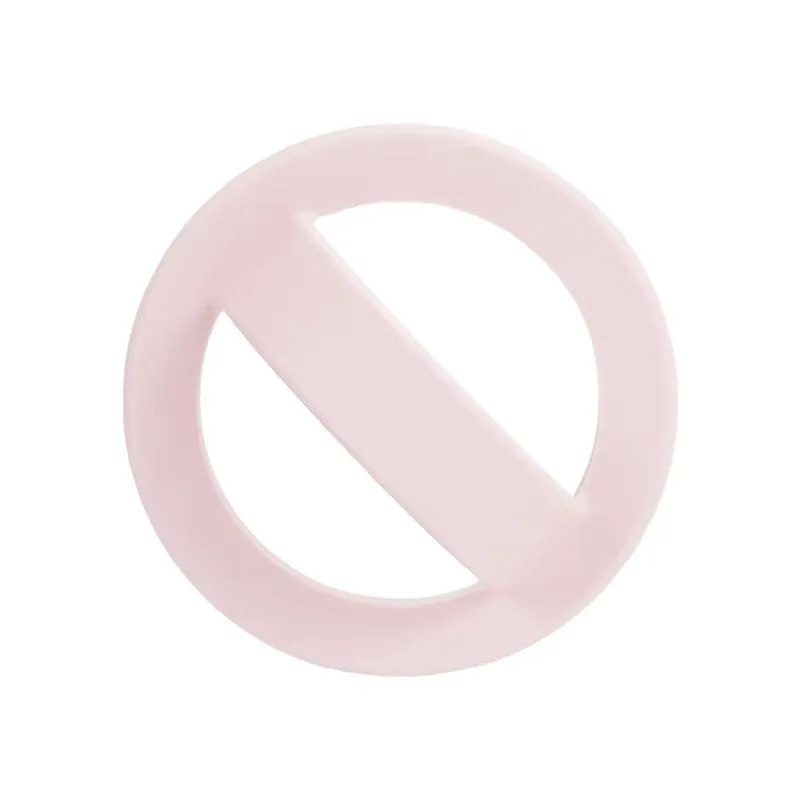 Magnetic Silicone Phone Ring Holder Compatible with MagSafe iPhone 16 - Pink