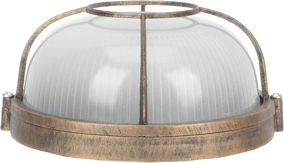 Outdoor Bulkhead Light Fixture Waterproof Flush Mount Ceiling Lighting