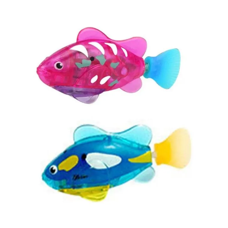 A Set of 2 Game Fish, Bathroom, Plastic, 8x3.5 CM, Pink/Blue