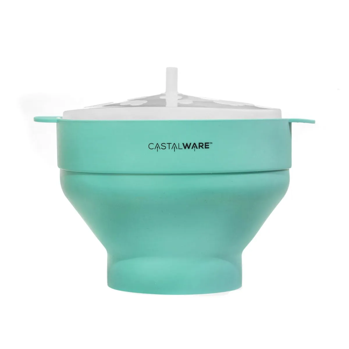 Castalware - Silicone Popcorn Popper Maker - Collapsible Microwavable Bowl - Blue