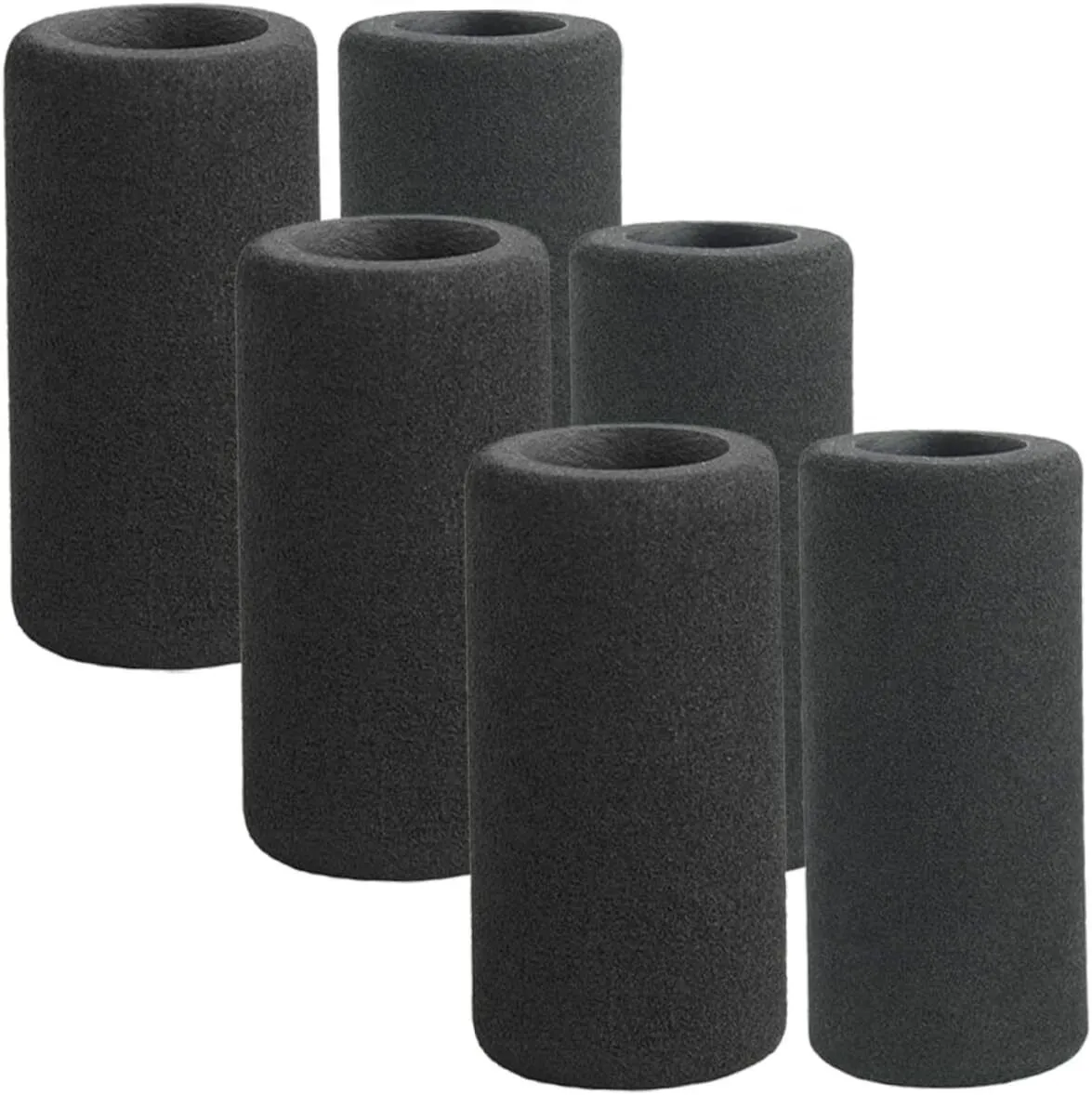 6 Pieces Bike Tire Pump Cover Portable Inflator Sponge Covers Lightweight
