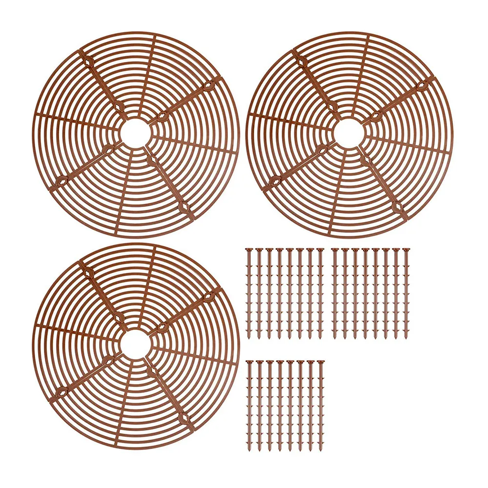 3 Set Plant Pot Cover Plant Pot Grid Plastic Grid Plant Flower Protector