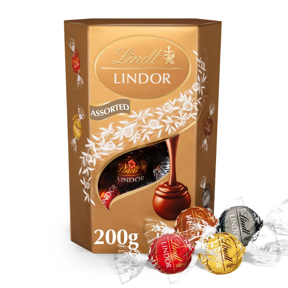 Lindt LINDOR Assorted Truffles 200g Box