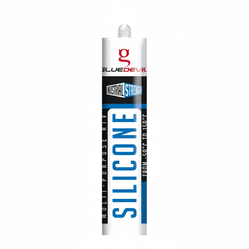 Gluedevil Clear Silicone Adhesive 260ml - Multi-Purpose Sealant