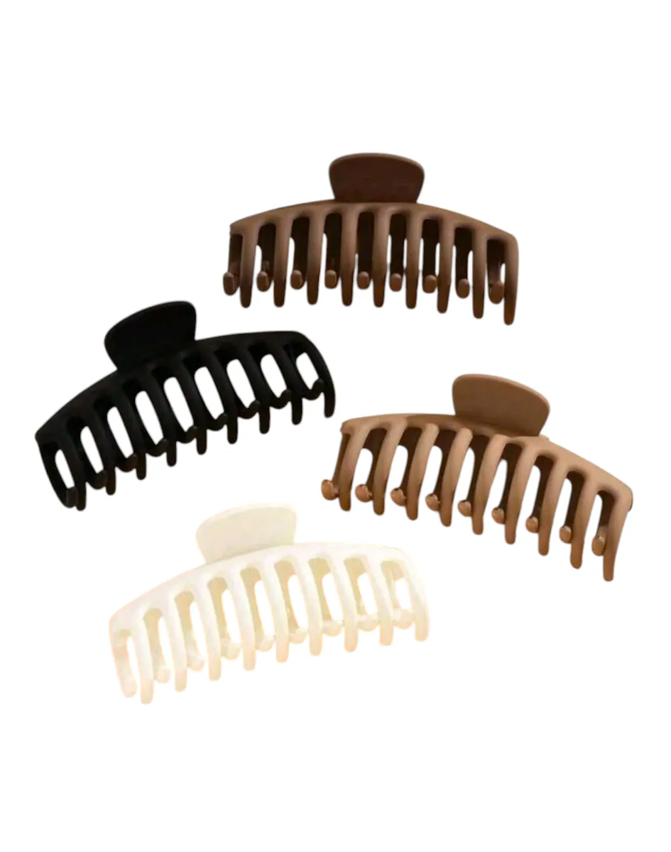 4 Pieces Retro Large Hair Clips