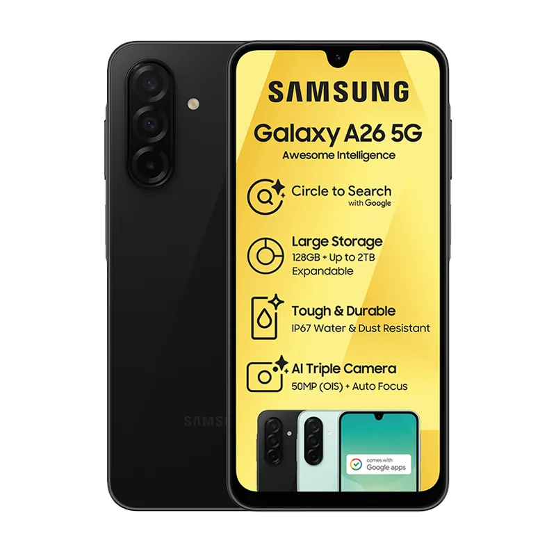 Samsung Galaxy A26 5G 128GB Dual Sim - Black