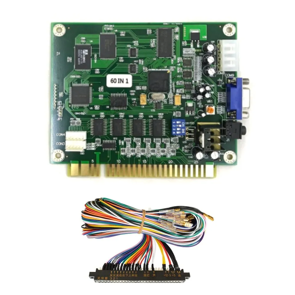 60 in 1 Multicade PCB Board Arcade Game Board for Jamma Arcade