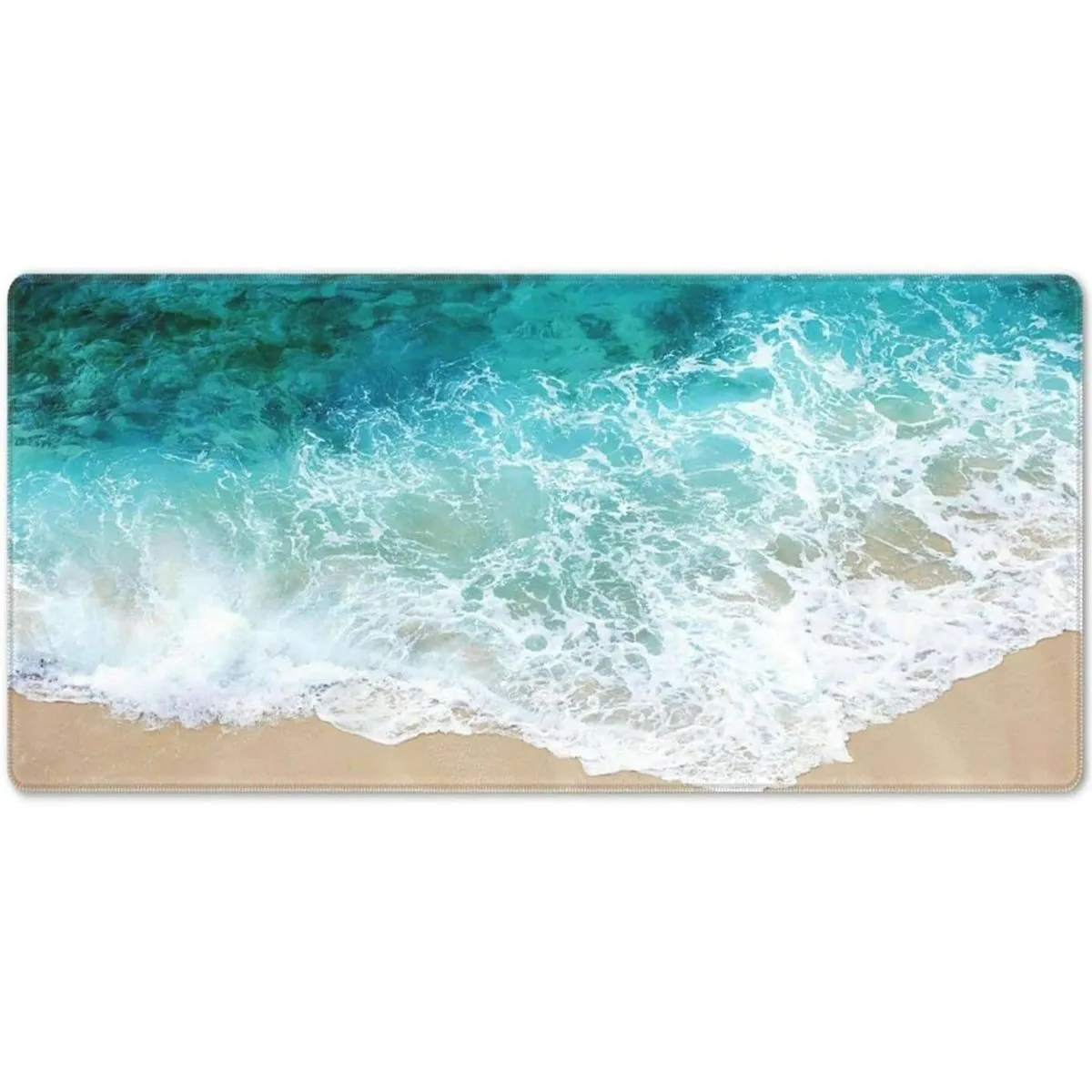 Mouse Pad Thickened Lock-edge Office Pad Extra Large Desk Mat Non-Slip - Blue