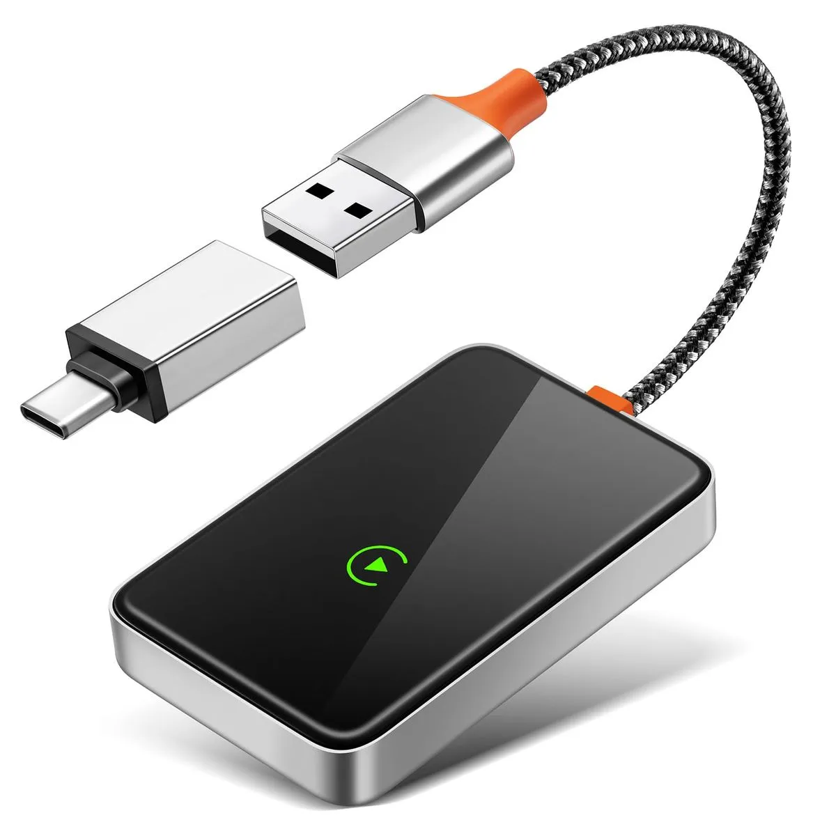 Wireless Adapter Compatible with Apple CarPlay and Android Auto