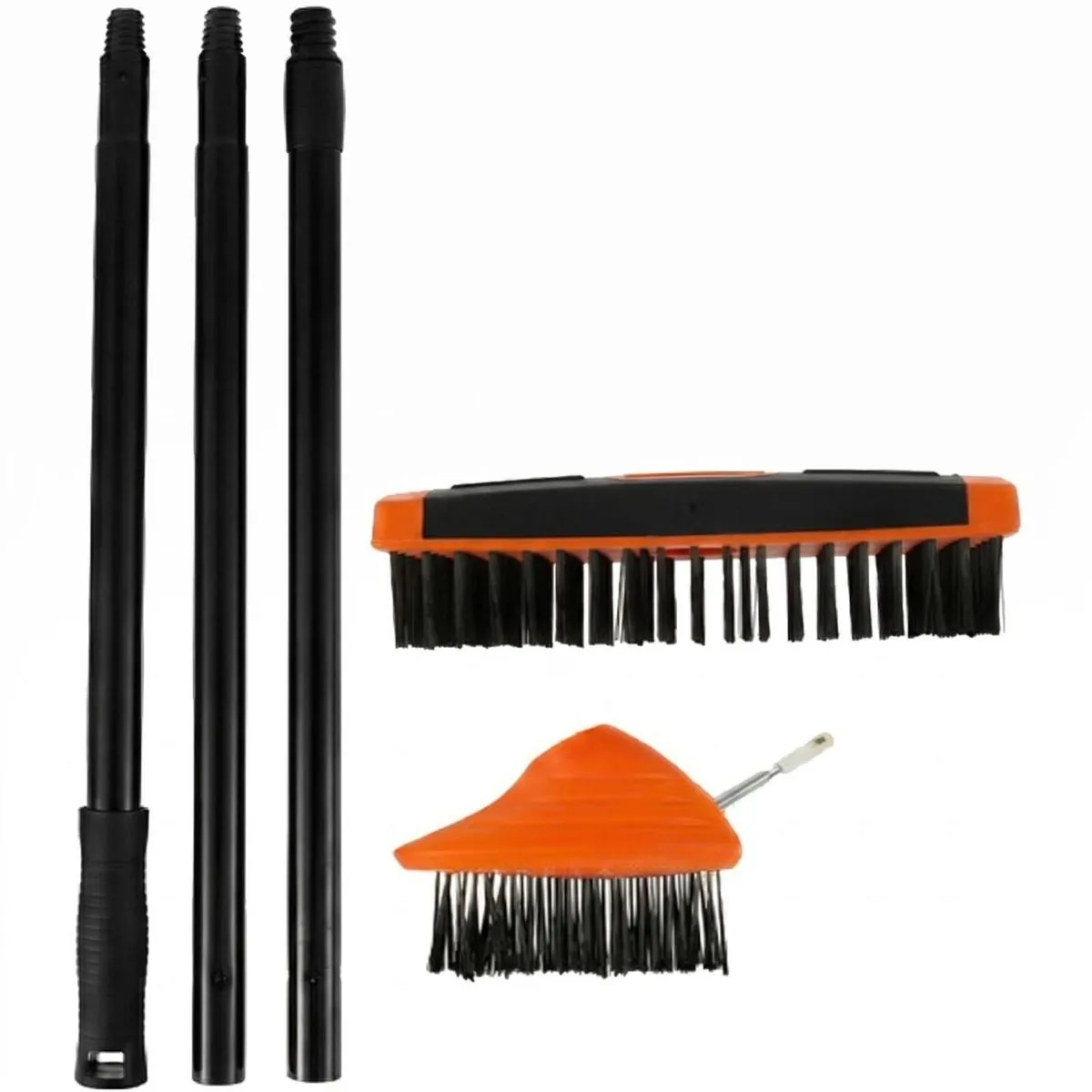 3 in 1 Weeding Wire Brush Tool with Long Handle