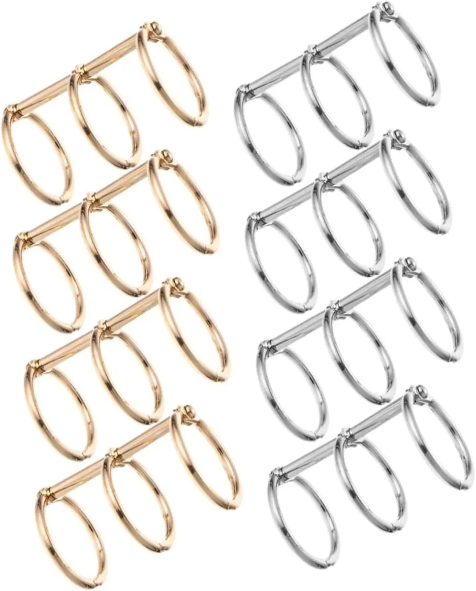 Metal Binder Loose Leaf Clip for Organizing Papers Home Office Student Use