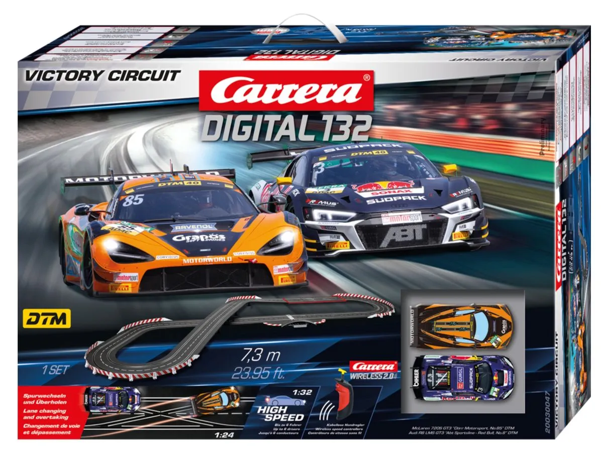 Carrera DIGITAL 1/32 Victory Circuit 7.3m Slot Car Set