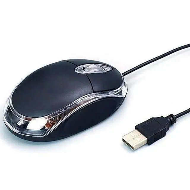 Luminescent Wired Mouse For Laptops And Computers