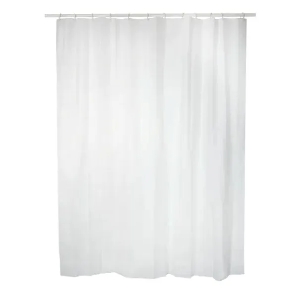 Funky Shower Curtain White W180cmxH200cm