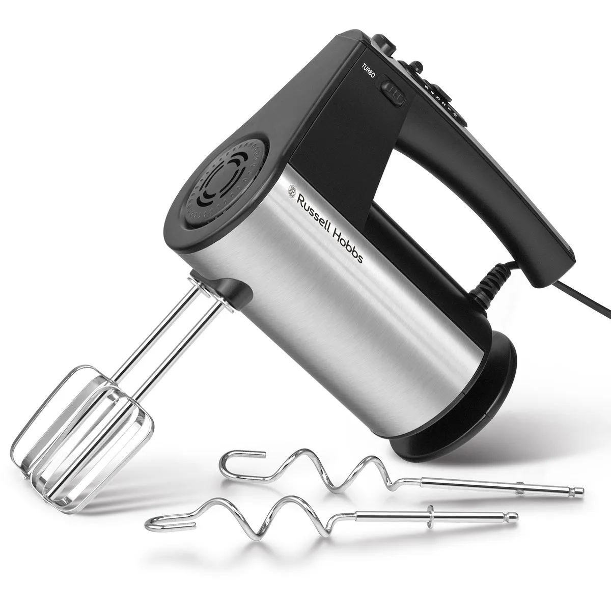 Russell Hobbs Hand Mixer - Black & Silver