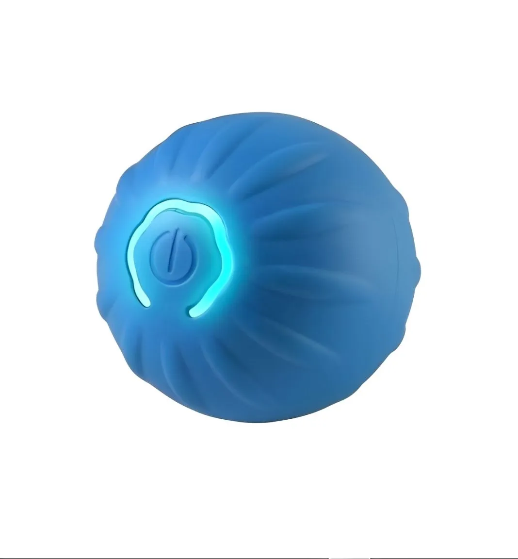 Dog Smart Interactive Self-Moving Bouncing Dog Teaser Rolling Dog Toy Ball - Blue