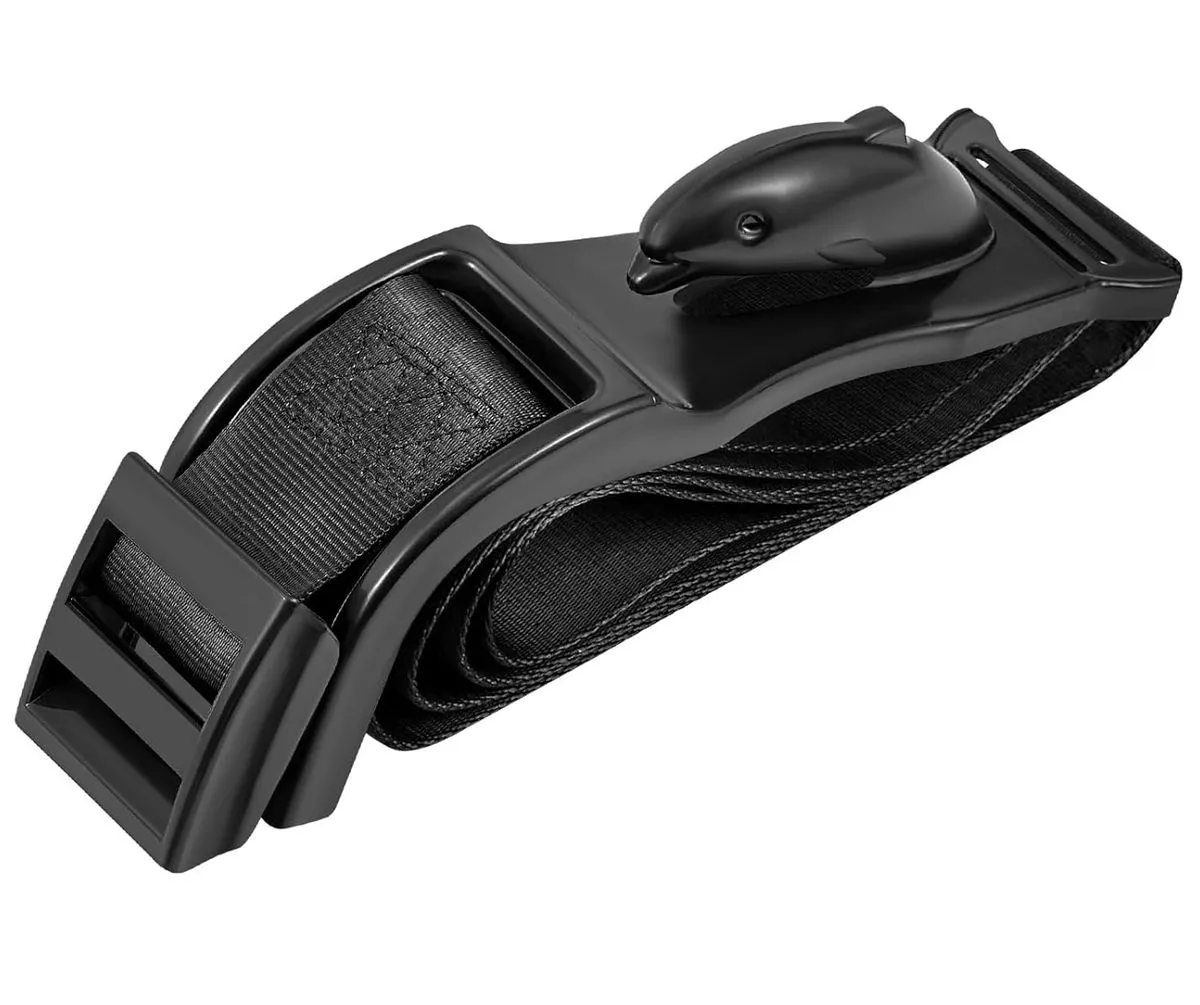 Black Dolphin - Shaped Pregnant Women's Car Seat Belt Cover