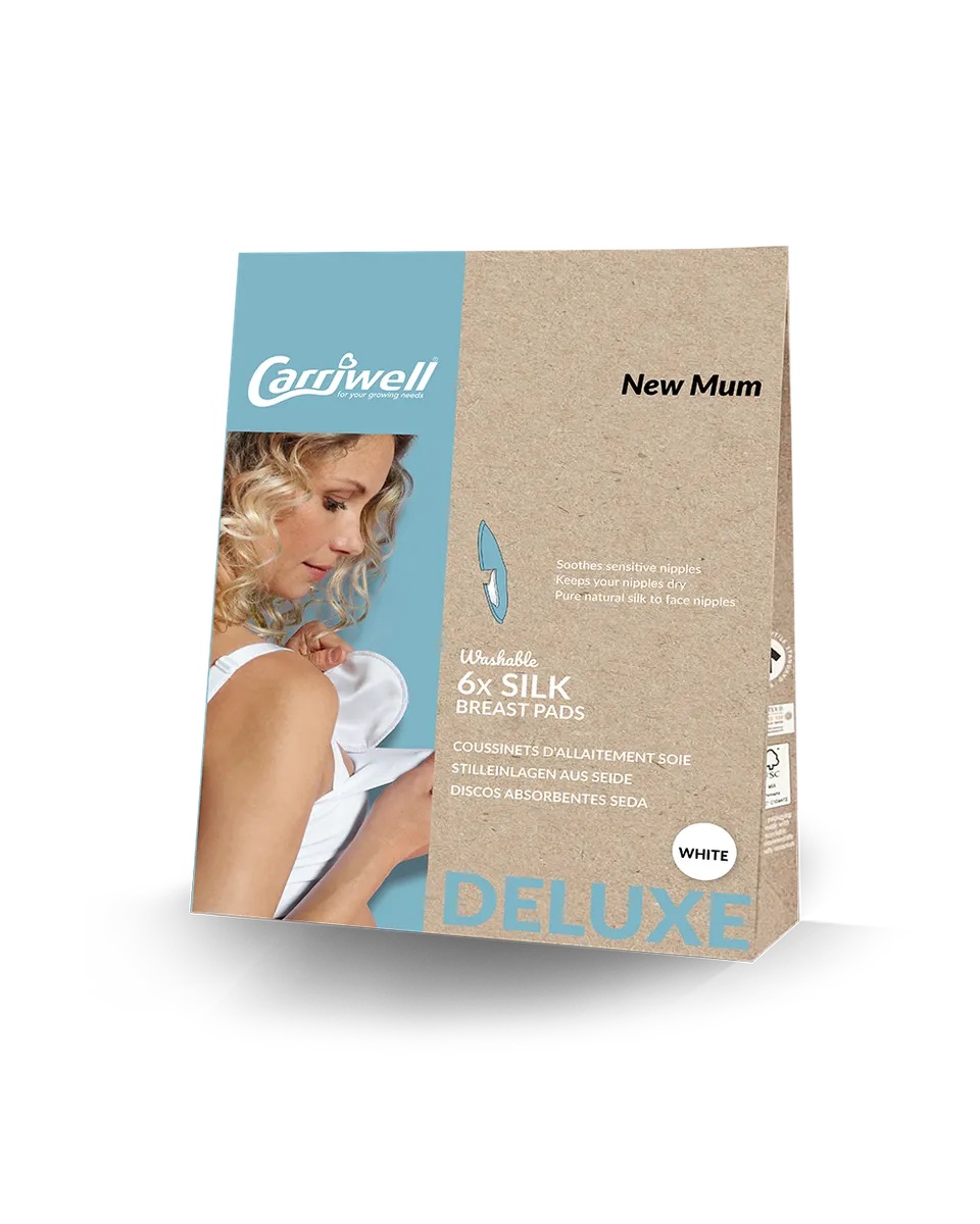 Carriwell Silk Washable Breast Pads 6's
