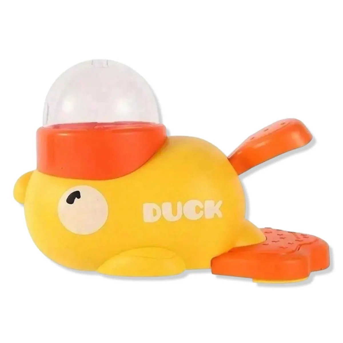 Interactive Pet Feeding Puzzle Toy - Press-to-Feed Treat Dispenser Duck