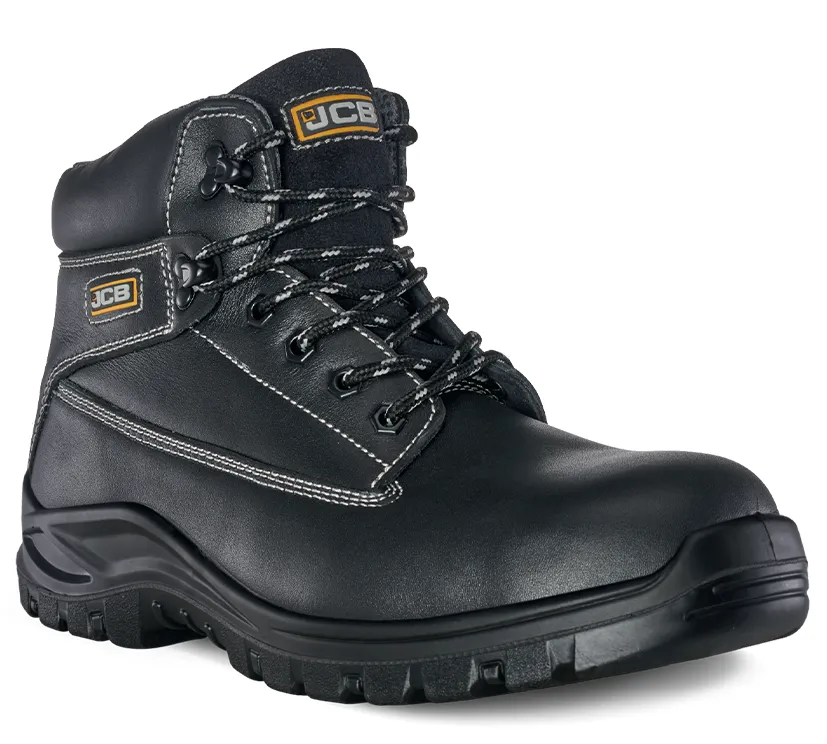 JCB - Holton Safety Boot - Black Smooth