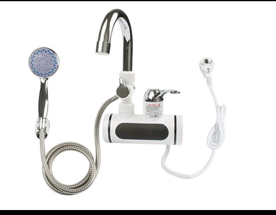 Instant Electric Heating Water Tap And Shower Lateral Entry