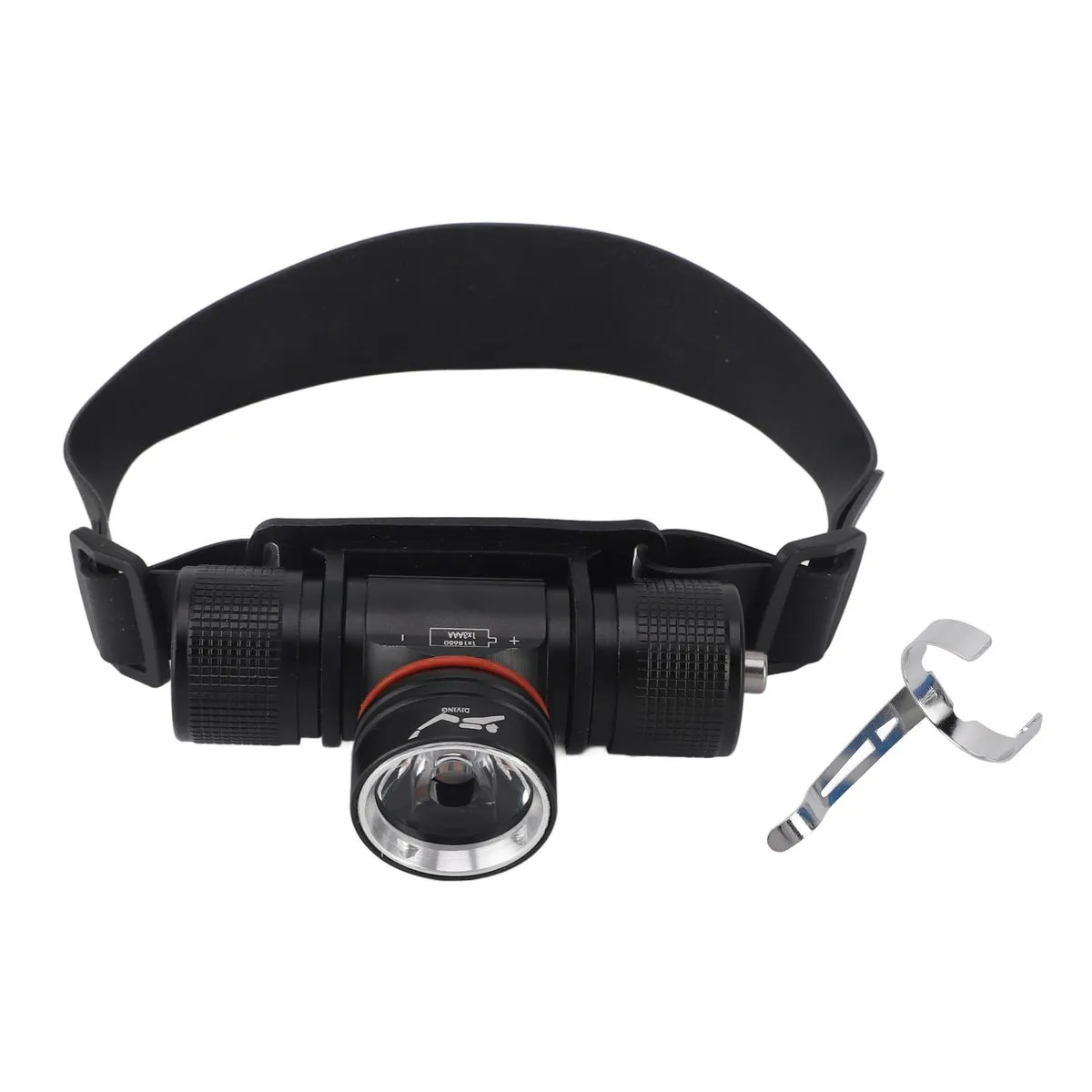 IPX68 Waterproof Diving Headlamp (1200LM, 3 Modes, 80M Underwater)
