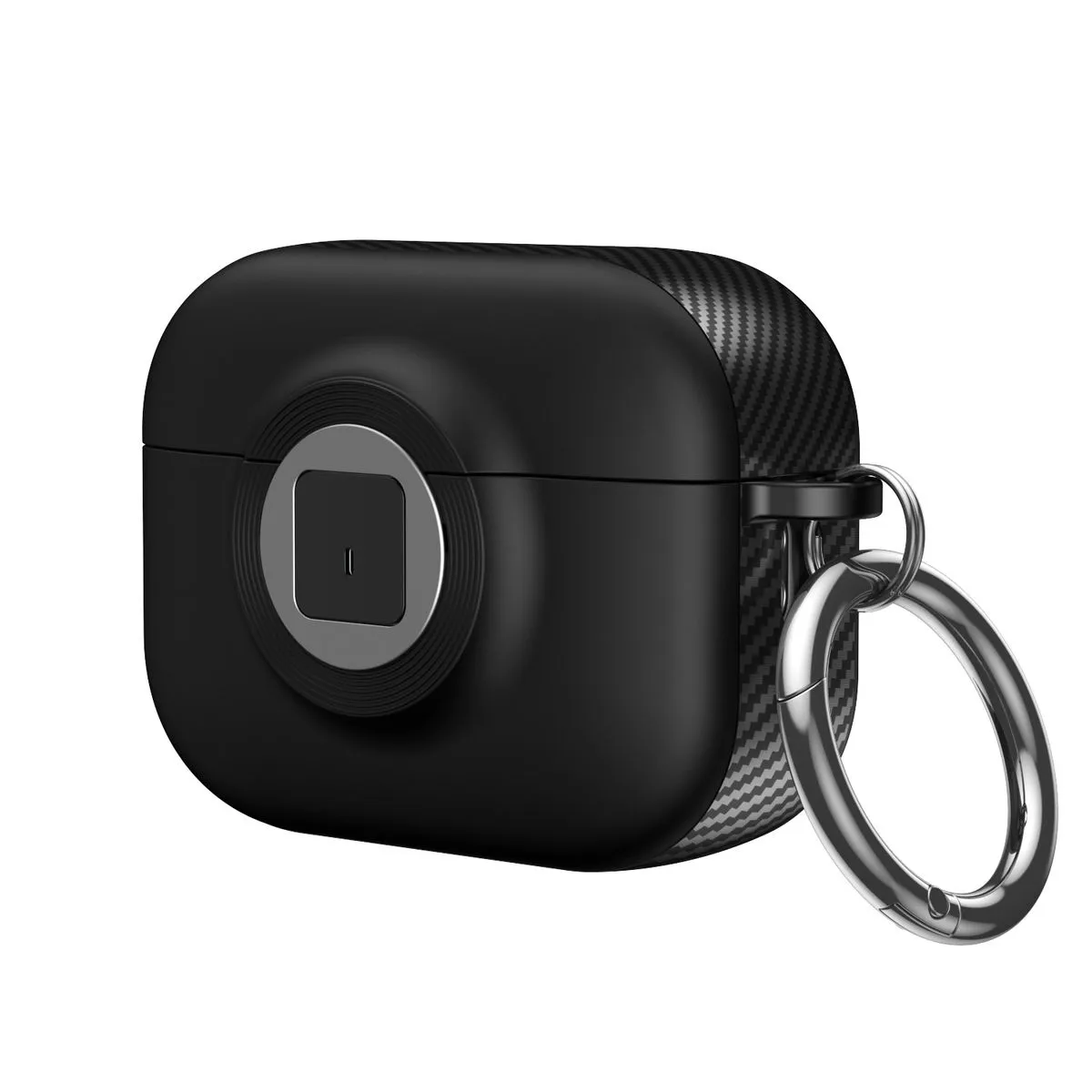 Split TPU Hard Shell Headphone Case Compatible with AirPods Pro 3 - Black