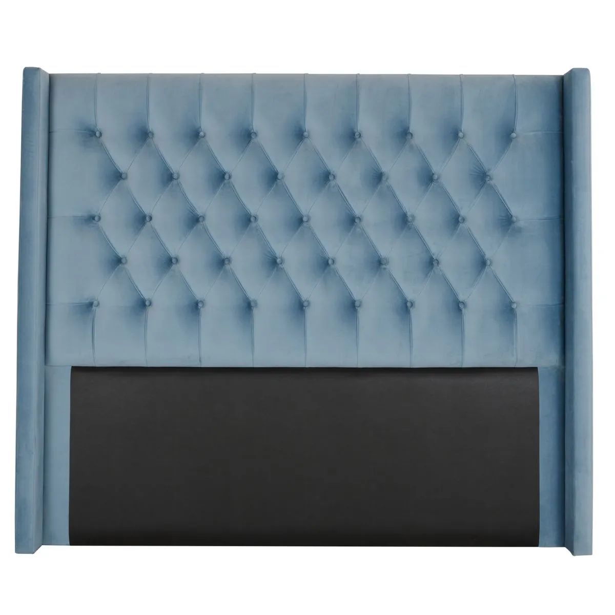 SANTORINI STORE ZA Zuri Wing-Back Headboard - Three Quarter - Baby Blue