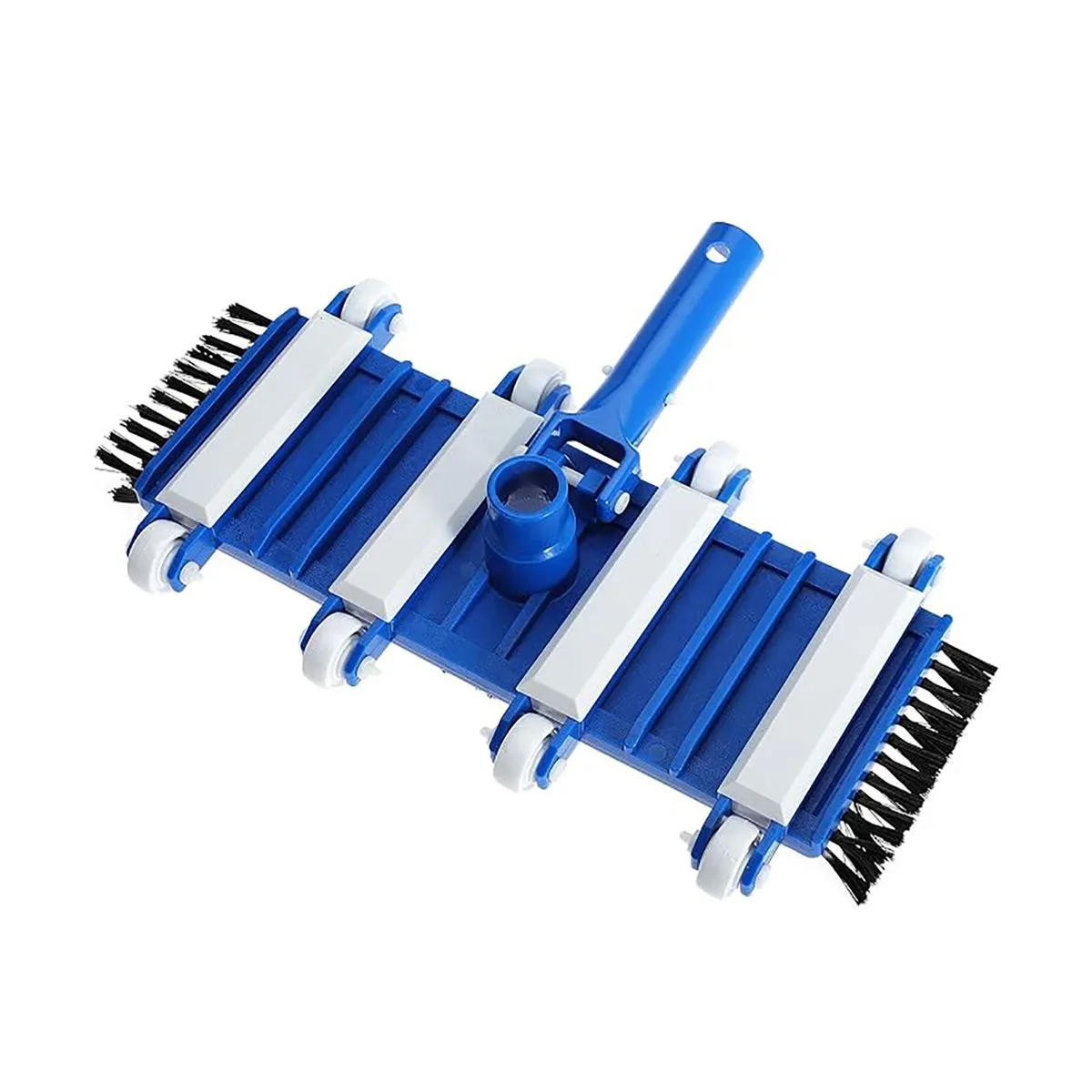 Heavy Duty Pool Vacuum Head with Side Bottom Brushes Pool Cleaner Vac Head