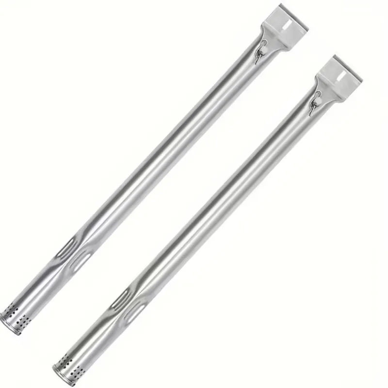 Camping 2 Piece Braai Burner Tubes Stainless Steel Replacement Pipes 40cm
