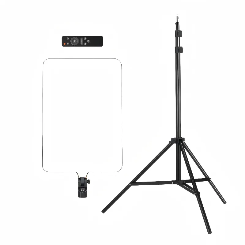 11Inch LED Panel Light Remote Control High CRI 85 with 2.1M Tripod Stand