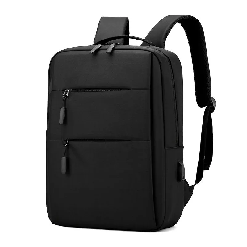 Men's Business Travel Backpack Computer Bag - Black