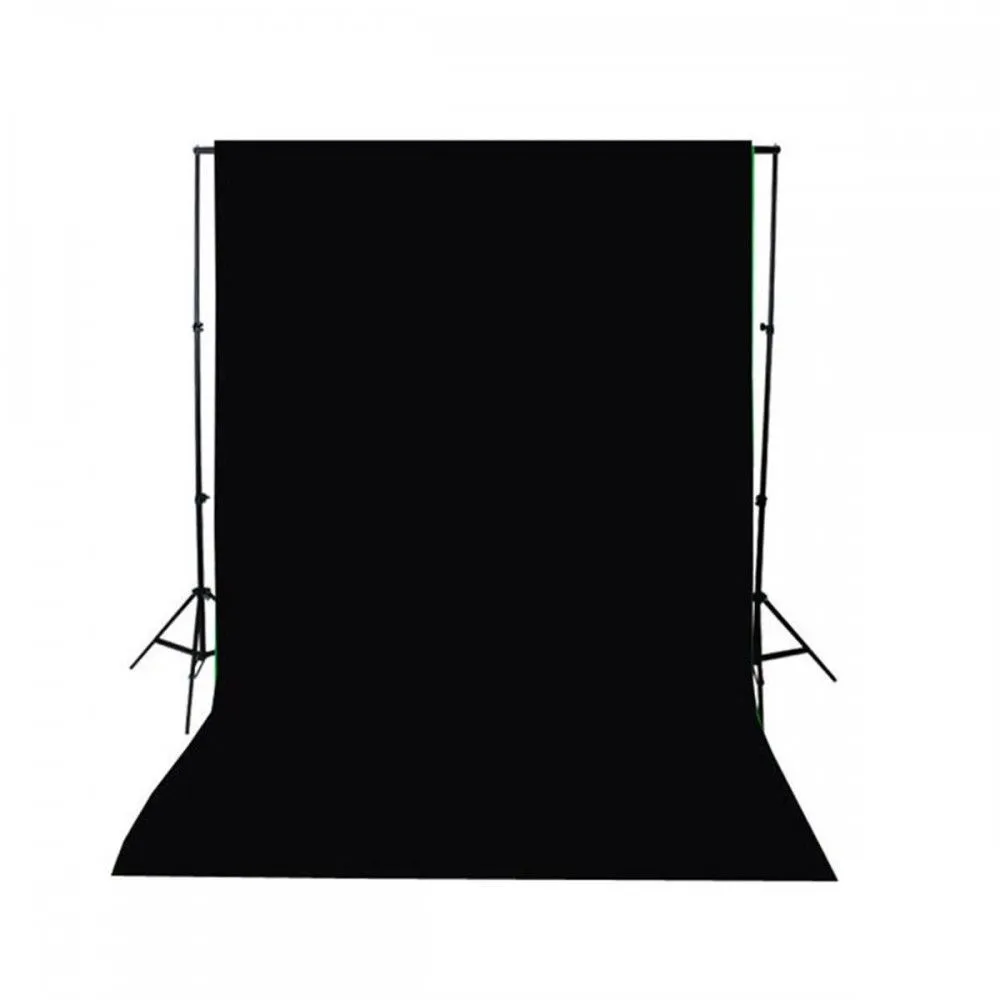 2M X 3M woven Photography Backdrop Background by ZZT - Black