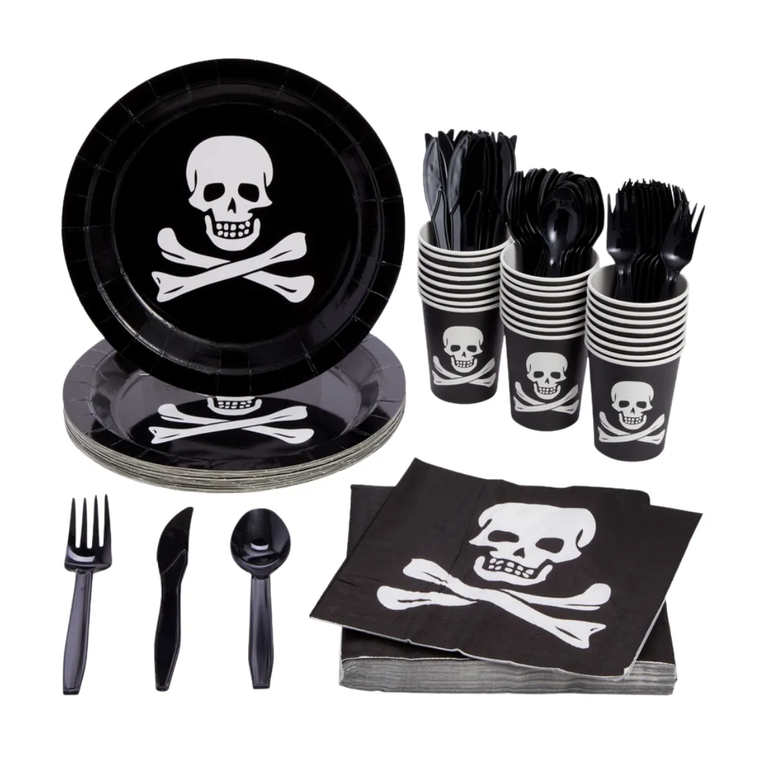 1 x 144-Pieces Pirate Party Supplies