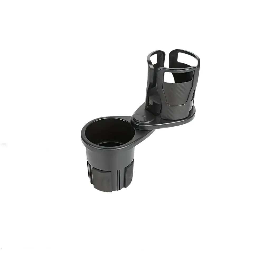 2-in-1 Car Cup Holder Expander - Adjustable for Large Bottles & Mugs
