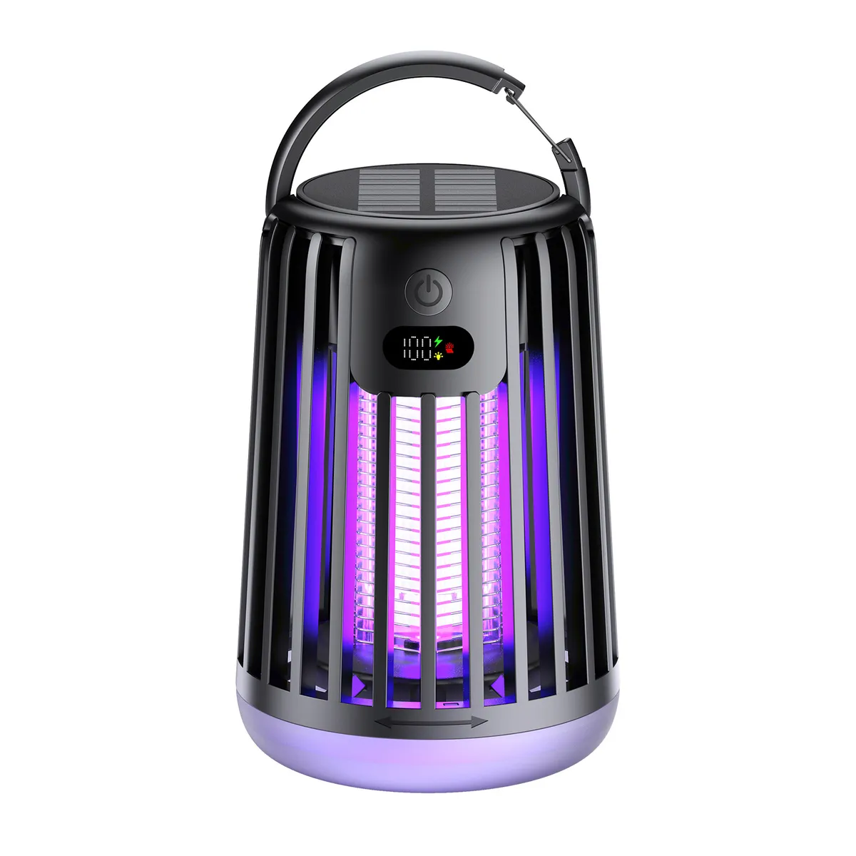 2000mAh Solar Camping Mosquito Zapper Digital Display