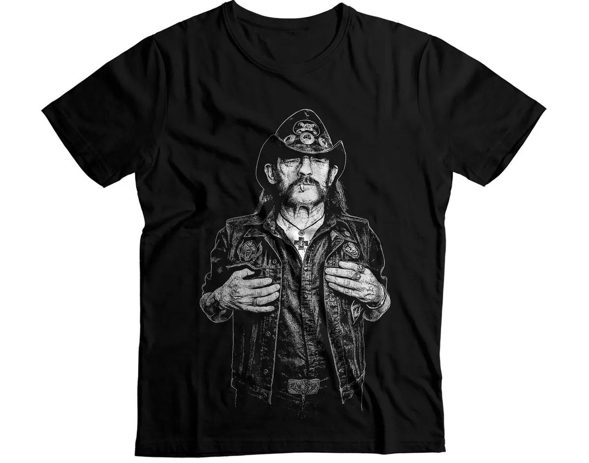 Lemmy Kilmister Motorhead Ace of Spades Style Graphic T-Shirt