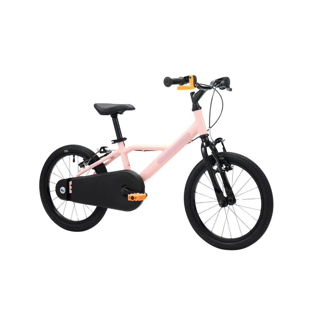 Decathlon Kids' 16" Bike 500 - Pink, Black