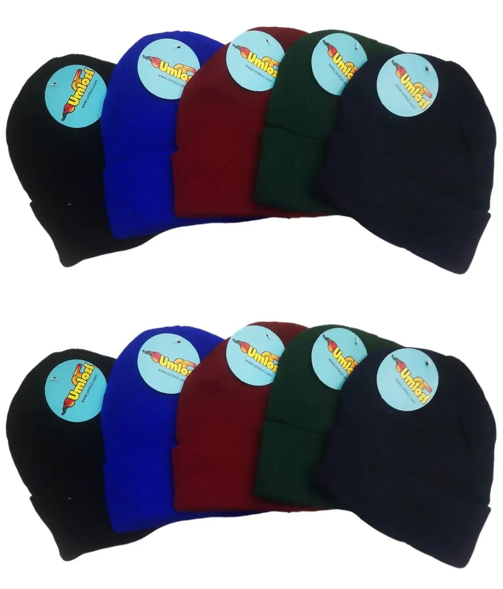Beanies Sets of 10 Assorted Colours - Umlozi