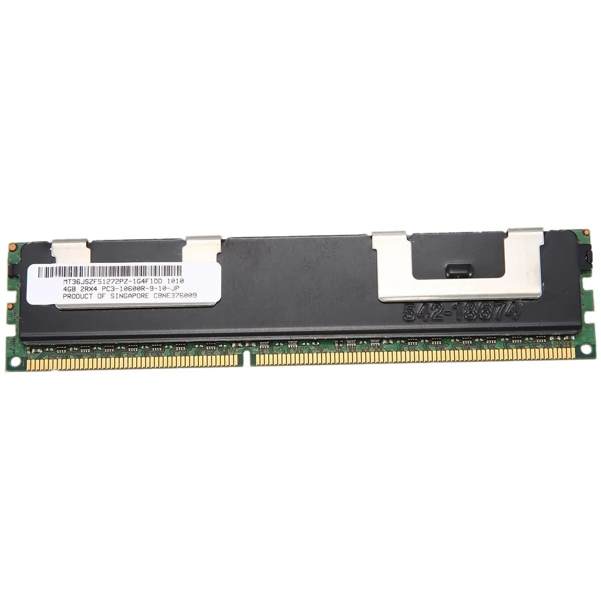 4Gb Ddr3 Memory Ram Pc3-10600R 1333Mhz 2Rx4 1.5V Ecc 240-Pin Server